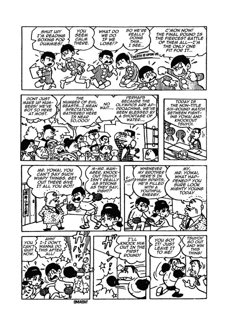 Osomatsu-kun Chapter 10 page 5 - Chapter 10 : Tag Team Beatdown