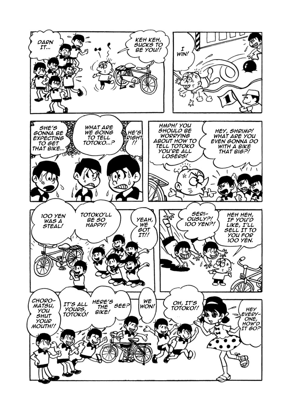 Osomatsu-kun Chapter 12 page 13 - Chapter 12 : I Won't Lose To No Sextuplets!