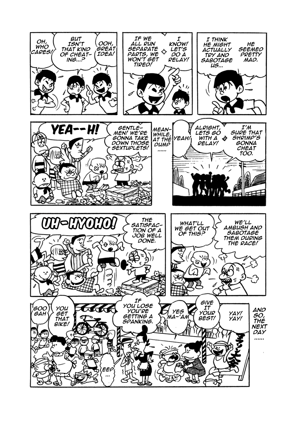 Osomatsu-kun Chapter 12 page 4 - Chapter 12 : I Won't Lose To No Sextuplets!