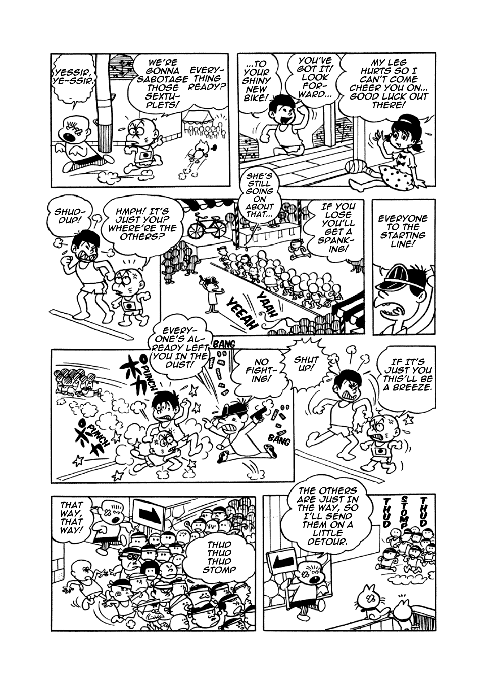 Osomatsu-kun Chapter 12 page 5 - Chapter 12 : I Won't Lose To No Sextuplets!