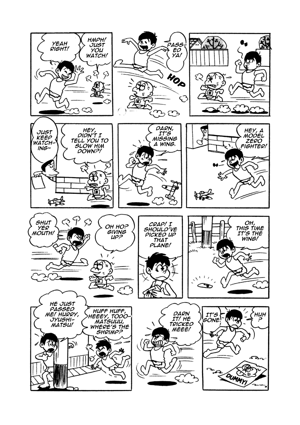 Osomatsu-kun Chapter 12 page 6 - Chapter 12 : I Won't Lose To No Sextuplets!