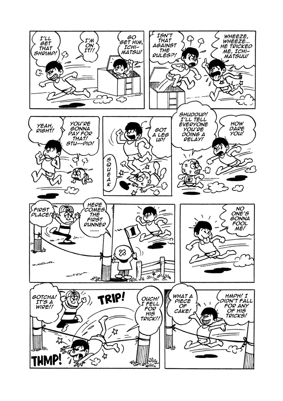 Osomatsu-kun Chapter 12 page 8 - Chapter 12 : I Won't Lose To No Sextuplets!