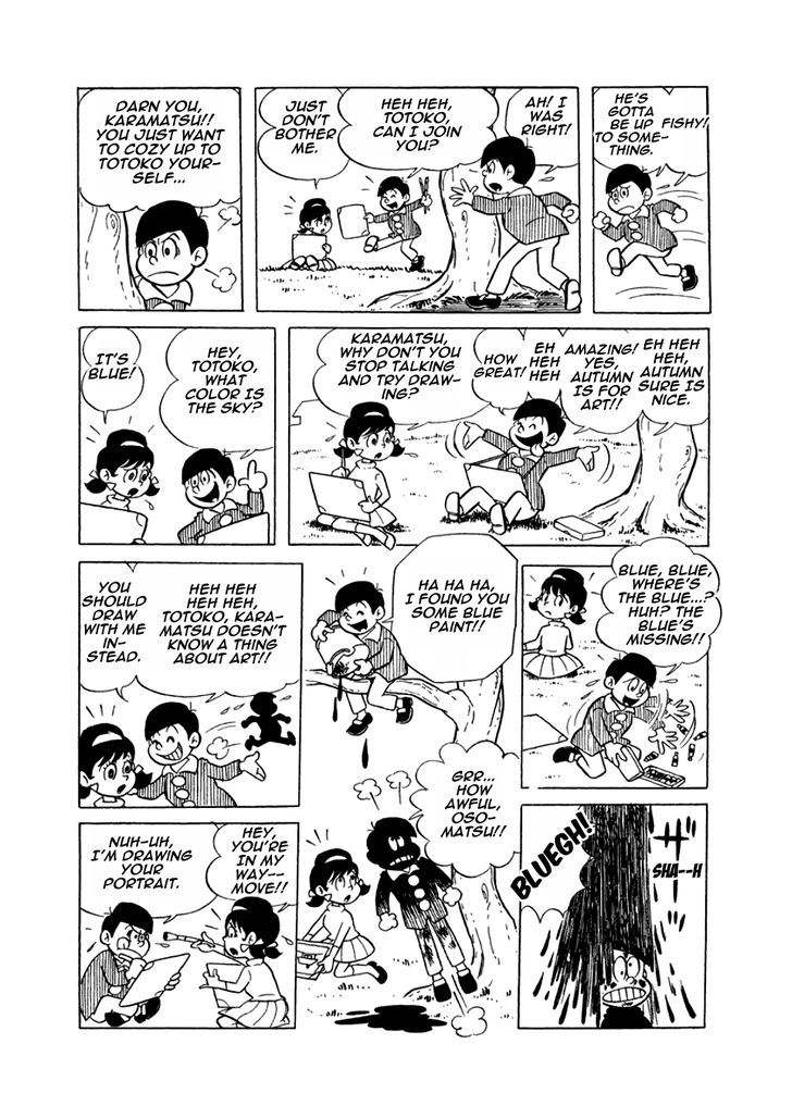 Osomatsu-kun Chapter 13 page 2 - Chapter 13 : Autumn Fever