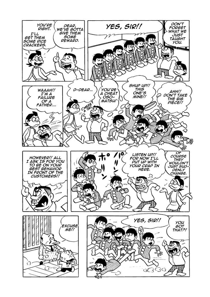 Osomatsu-kun Chapter 14 page 6 - Chapter 14