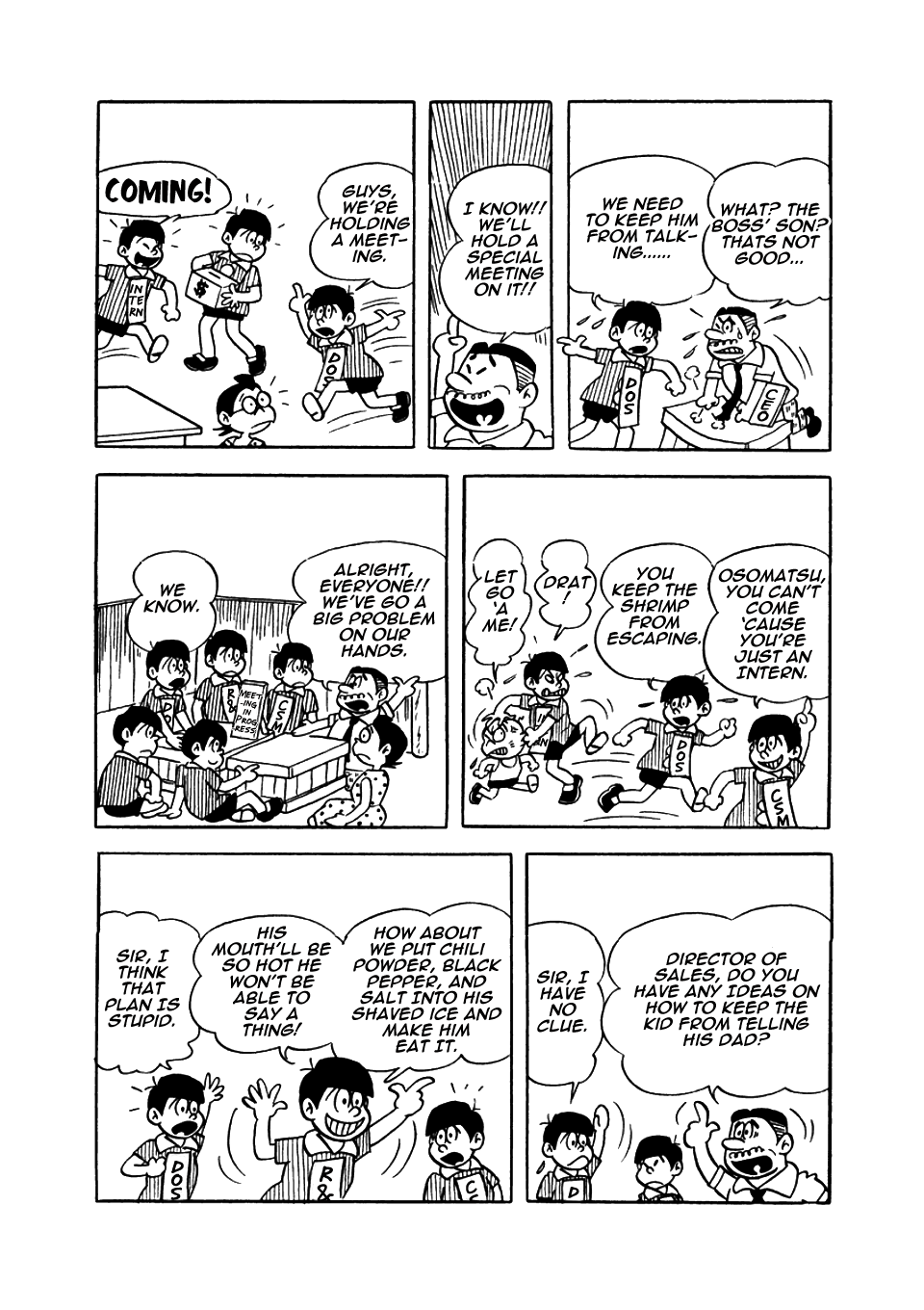 Osomatsu-kun Chapter 15 page 13 - Chapter 15 : Osomatsu, Inc.