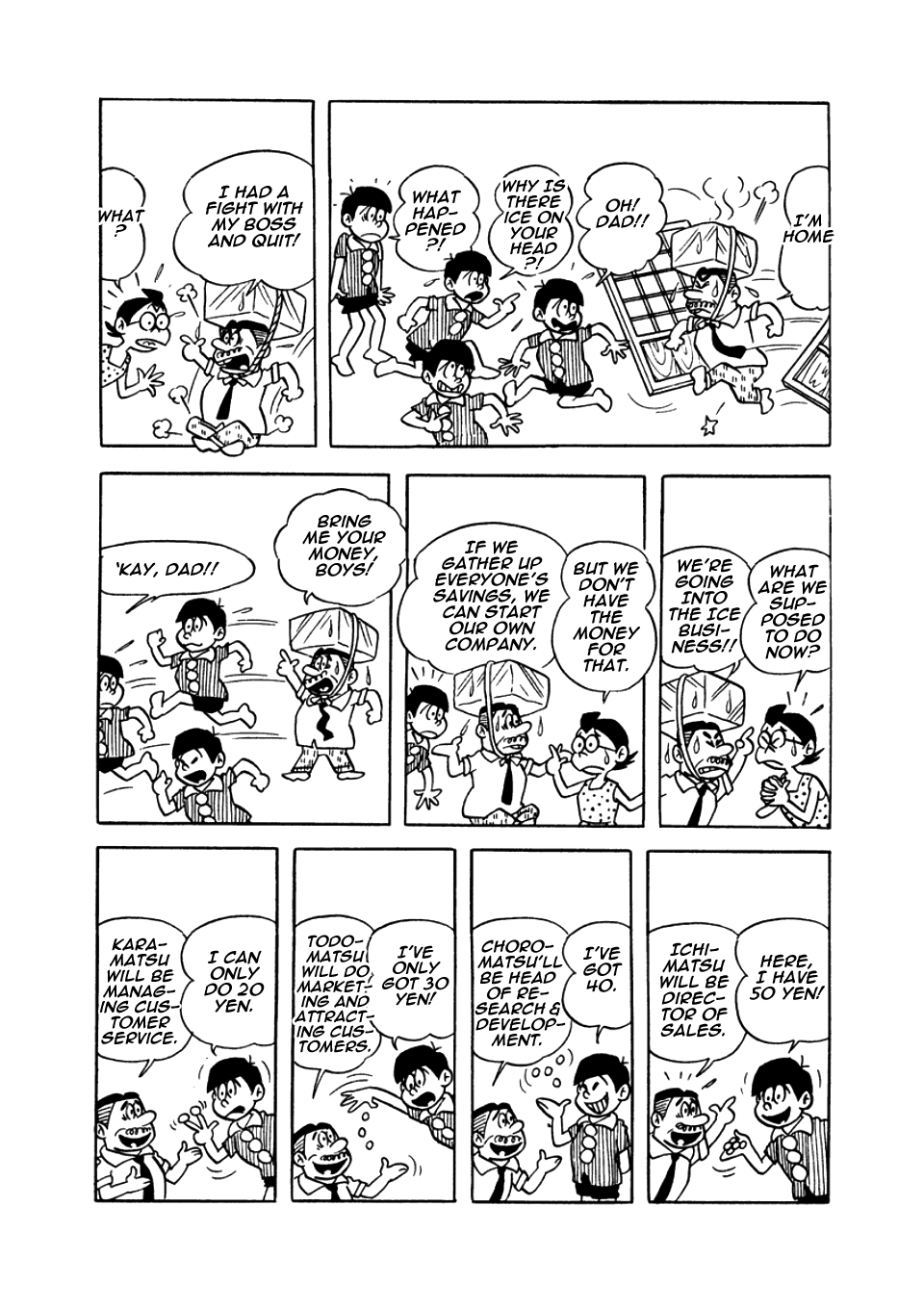 Osomatsu-kun Chapter 15 page 2 - Chapter 15 : Osomatsu, Inc.