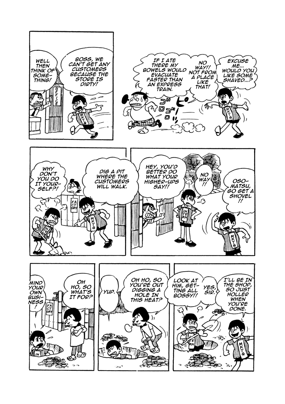 Osomatsu-kun Chapter 15 page 5 - Chapter 15 : Osomatsu, Inc.