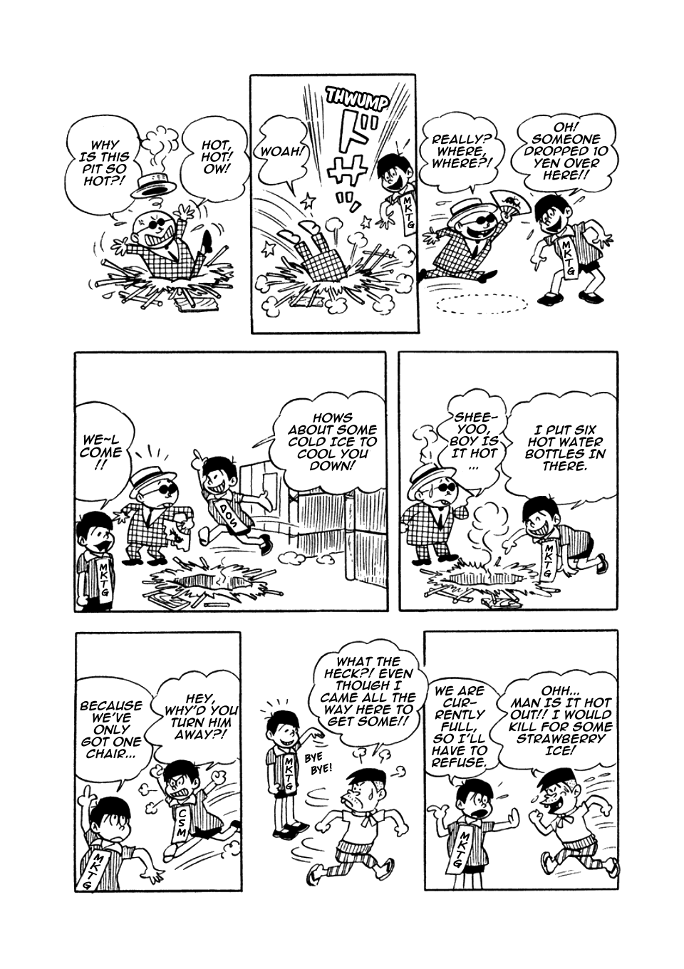 Osomatsu-kun Chapter 15 page 8 - Chapter 15 : Osomatsu, Inc.