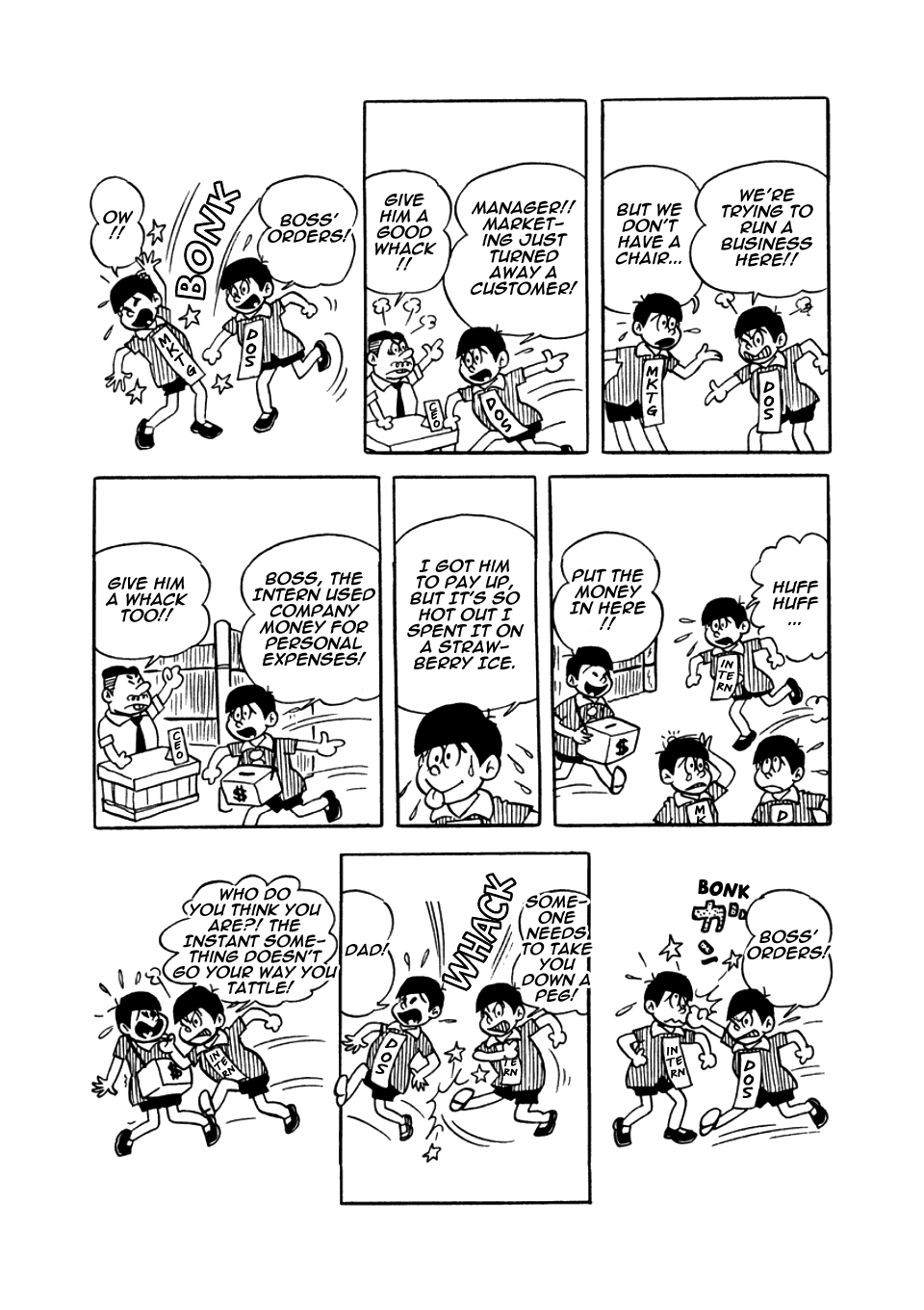 Osomatsu-kun Chapter 15 page 9 - Chapter 15 : Osomatsu, Inc.