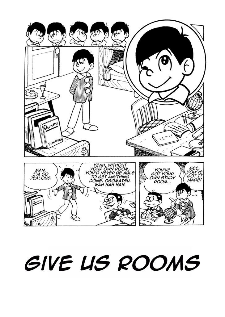 Osomatsu-kun Chapter 17 page 1 - Chapter 17 : Give Us Rooms