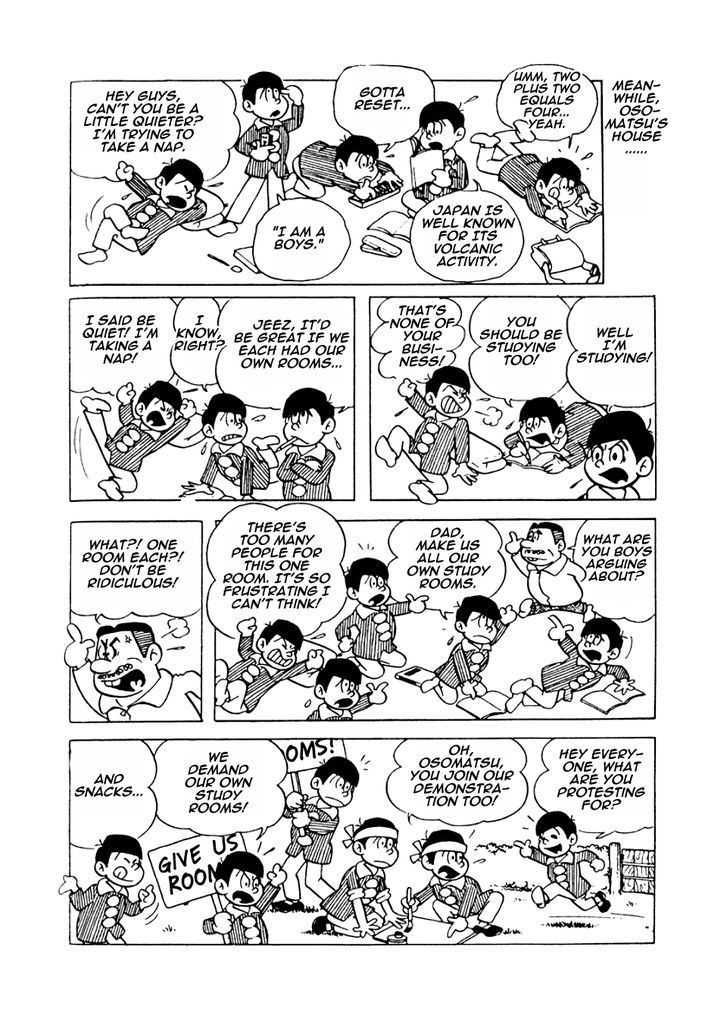 Osomatsu-kun Chapter 17 page 2 - Chapter 17 : Give Us Rooms