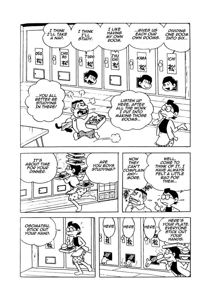 Osomatsu-kun Chapter 17 page 6 - Chapter 17 : Give Us Rooms