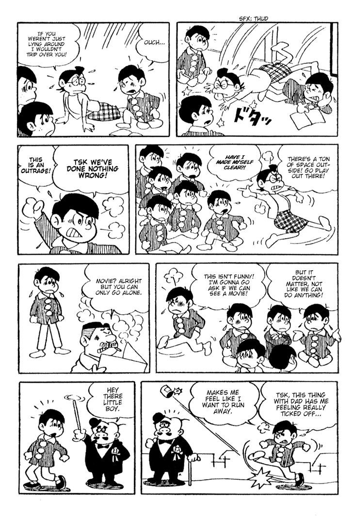 Osomatsu-kun Chapter 3 page 3 - Chapter 3 : Laughable Abduction!