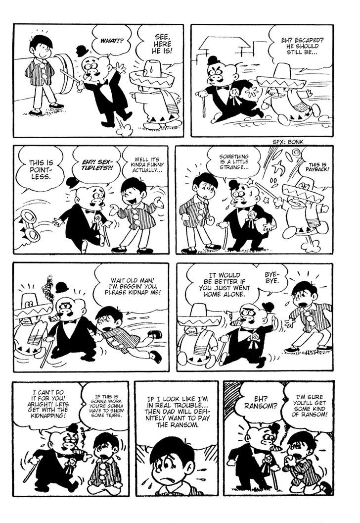 Osomatsu-kun Chapter 3 page 6 - Chapter 3 : Laughable Abduction!
