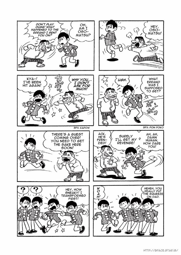 Osomatsu-kun Chapter 4 page 3 - Chapter 4 : I Now Have a Seventh Son!