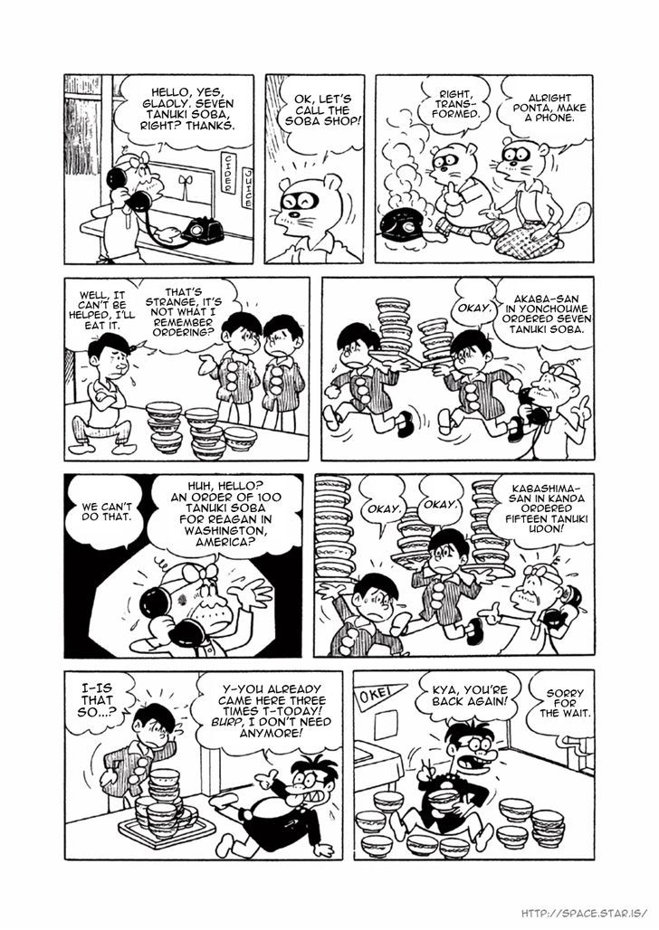 Osomatsu-kun Chapter 5 page 8 - Chapter 5 : Tanuki's Revenge, Tanuki Soba