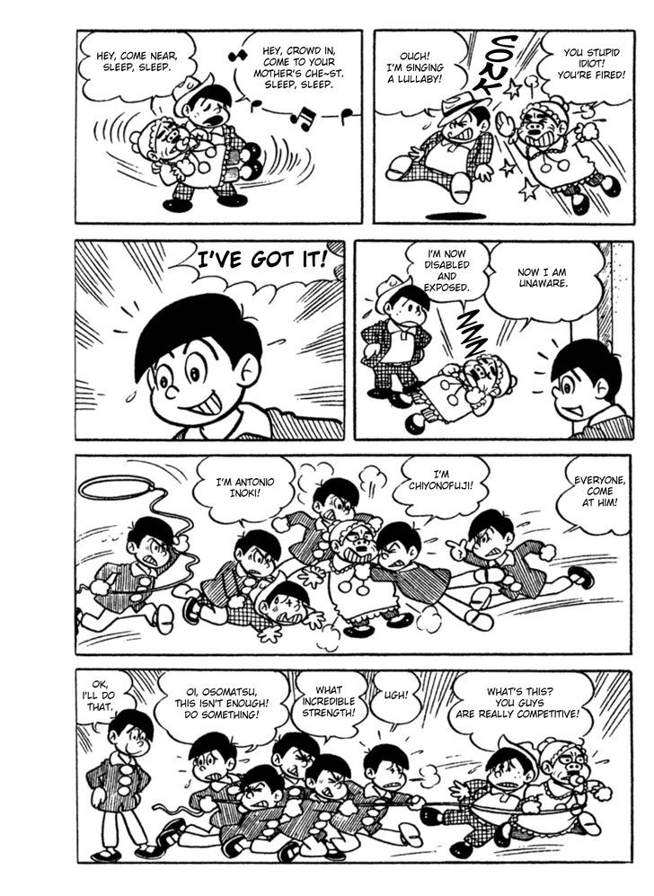 Osomatsu-kun Chapter 6 page 11 - Chapter 6 : The Bearded Baby Gang Plan