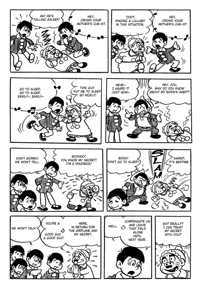 Osomatsu-kun Chapter 6 page 12 - Chapter 6 : The Bearded Baby Gang Plan