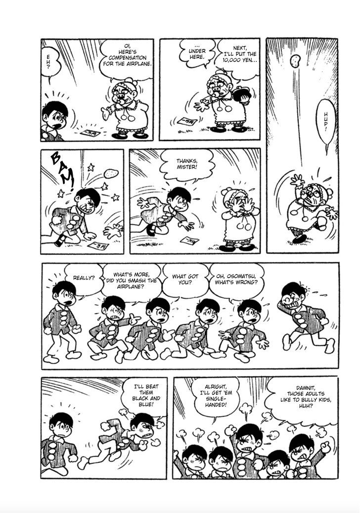 Osomatsu-kun Chapter 6 page 7 - Chapter 6 : The Bearded Baby Gang Plan