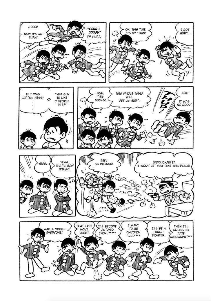 Osomatsu-kun Chapter 6 page 8 - Chapter 6 : The Bearded Baby Gang Plan