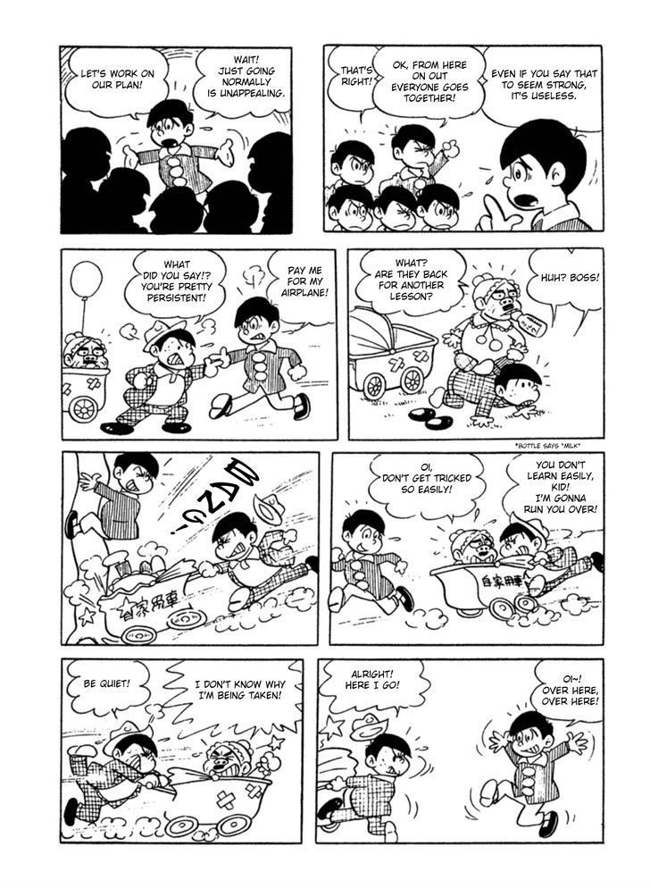 Osomatsu-kun Chapter 6 page 9 - Chapter 6 : The Bearded Baby Gang Plan