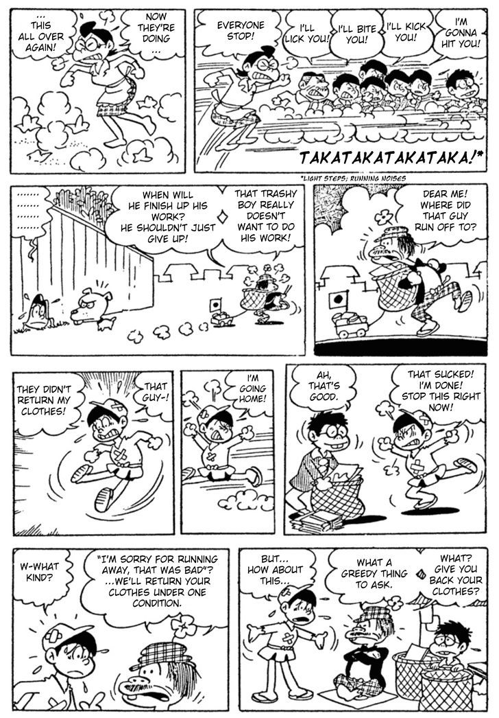 Osomatsu-kun Chapter 7 page 10 - Chapter 7 : Osomatsu's The Prince and the Pauper?