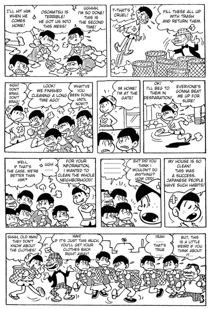 Osomatsu-kun Chapter 7 page 11 - Chapter 7 : Osomatsu's The Prince and the Pauper?
