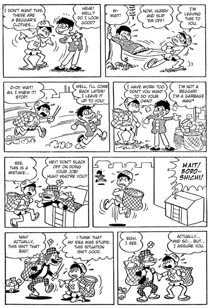 Osomatsu-kun Chapter 7 page 4 - Chapter 7 : Osomatsu's The Prince and the Pauper?