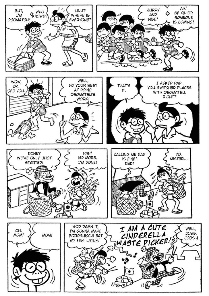 Osomatsu-kun Chapter 7 page 7 - Chapter 7 : Osomatsu's The Prince and the Pauper?