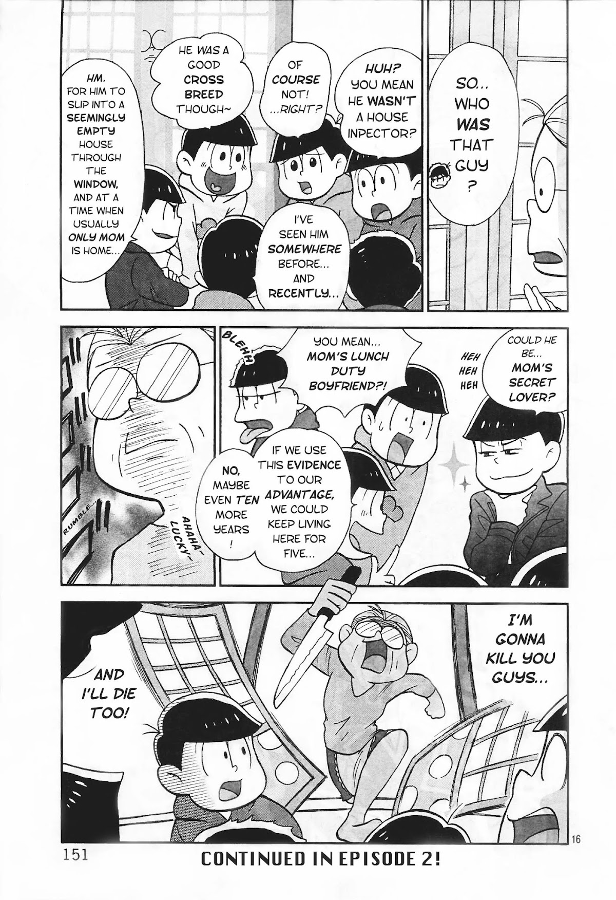 Osomatsu-san Chapter 1 page 16 - Chapter 1