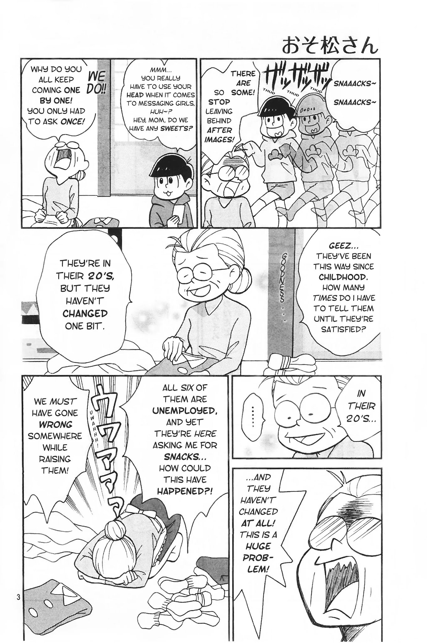Osomatsu-san Chapter 1 page 3 - Chapter 1