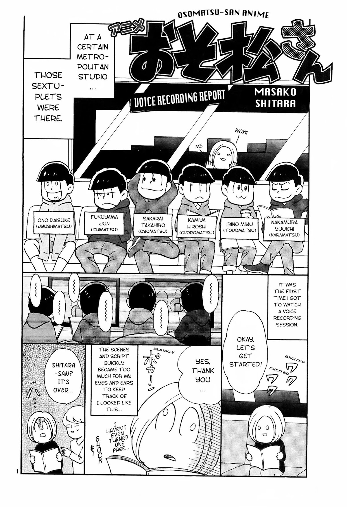 Osomatsu-san Chapter 2.5 page 1 - Chapter 2.5