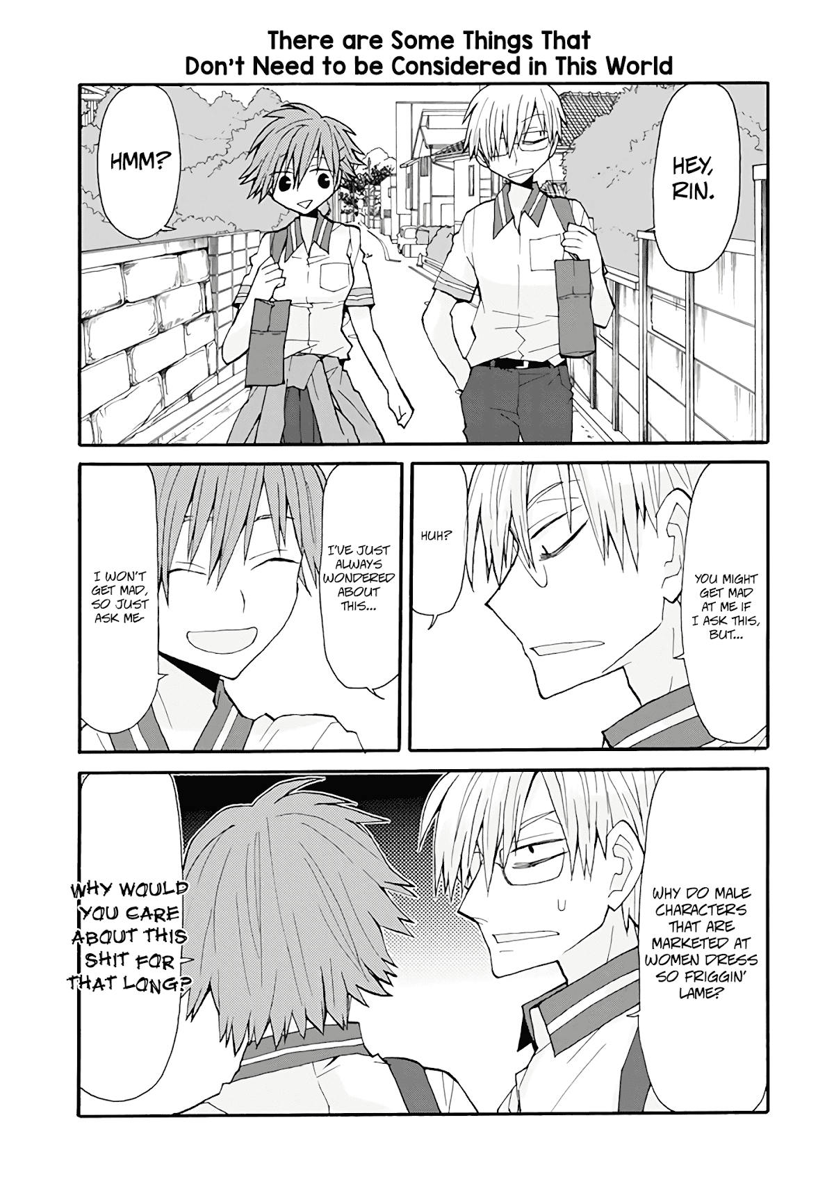 Otakare Fujo Kano Chapter 17 page 1 - Chapter 17: The Big Fashion Theory