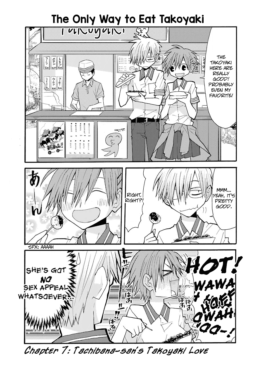 Otakare Fujo Kano Chapter 7 page 1 - Chapter 7: Tachibana-san's Takoyaki Love