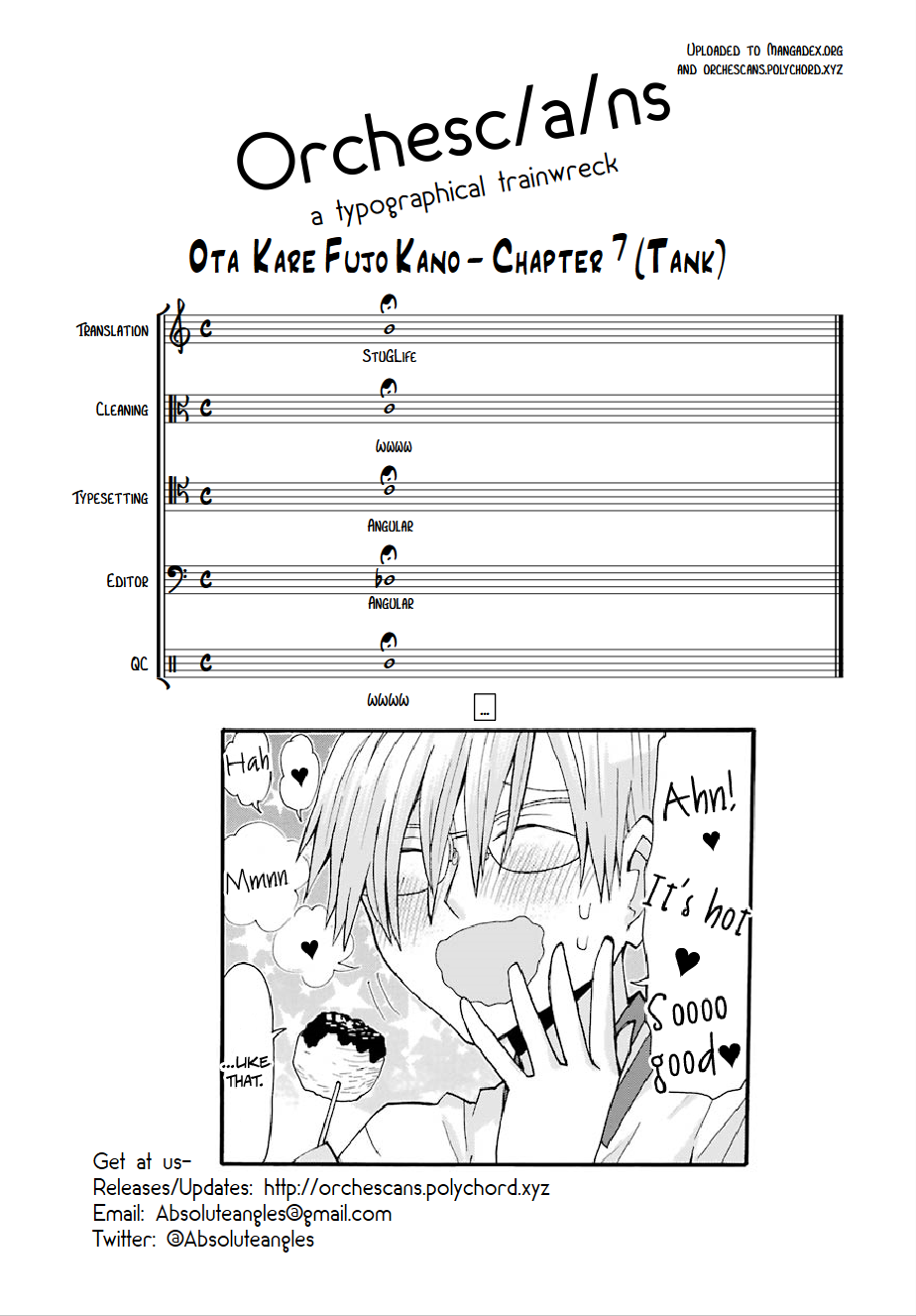 Otakare Fujo Kano Chapter 7 page 6 - Chapter 7: Tachibana-san's Takoyaki Love