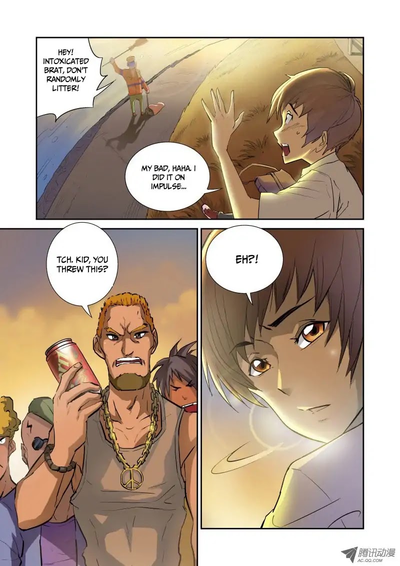 Otaku God Chapter 1 page 7 - Chapter 1: Misfortune Falling From the Sky