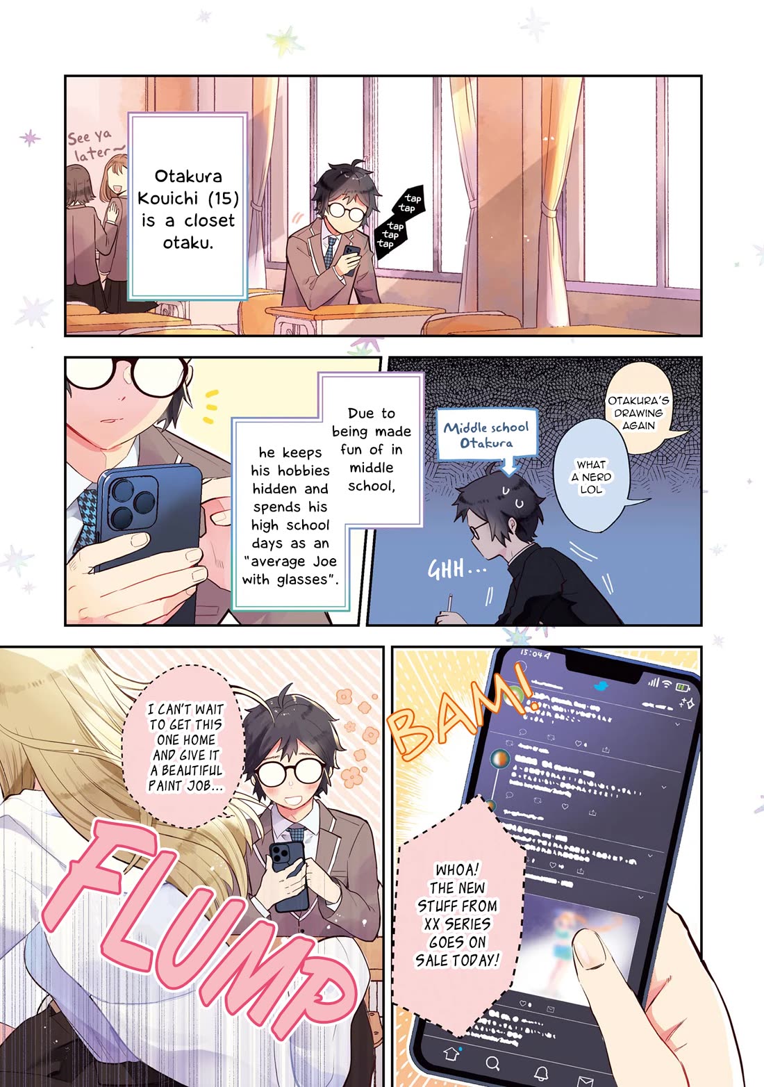 Otaku-kun Who's Kind to Gyaru Chapter 1 page 1 - Chapter 1