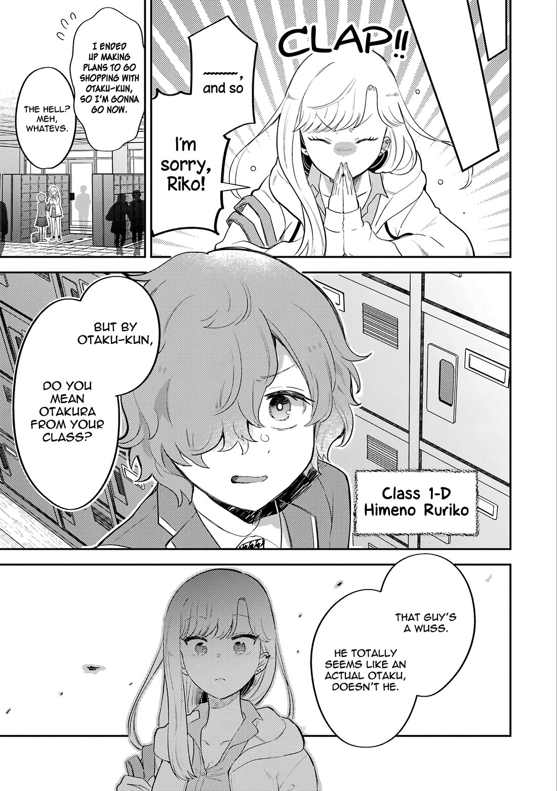 Otaku-kun Who's Kind to Gyaru Chapter 2 page 9 - Chapter 2