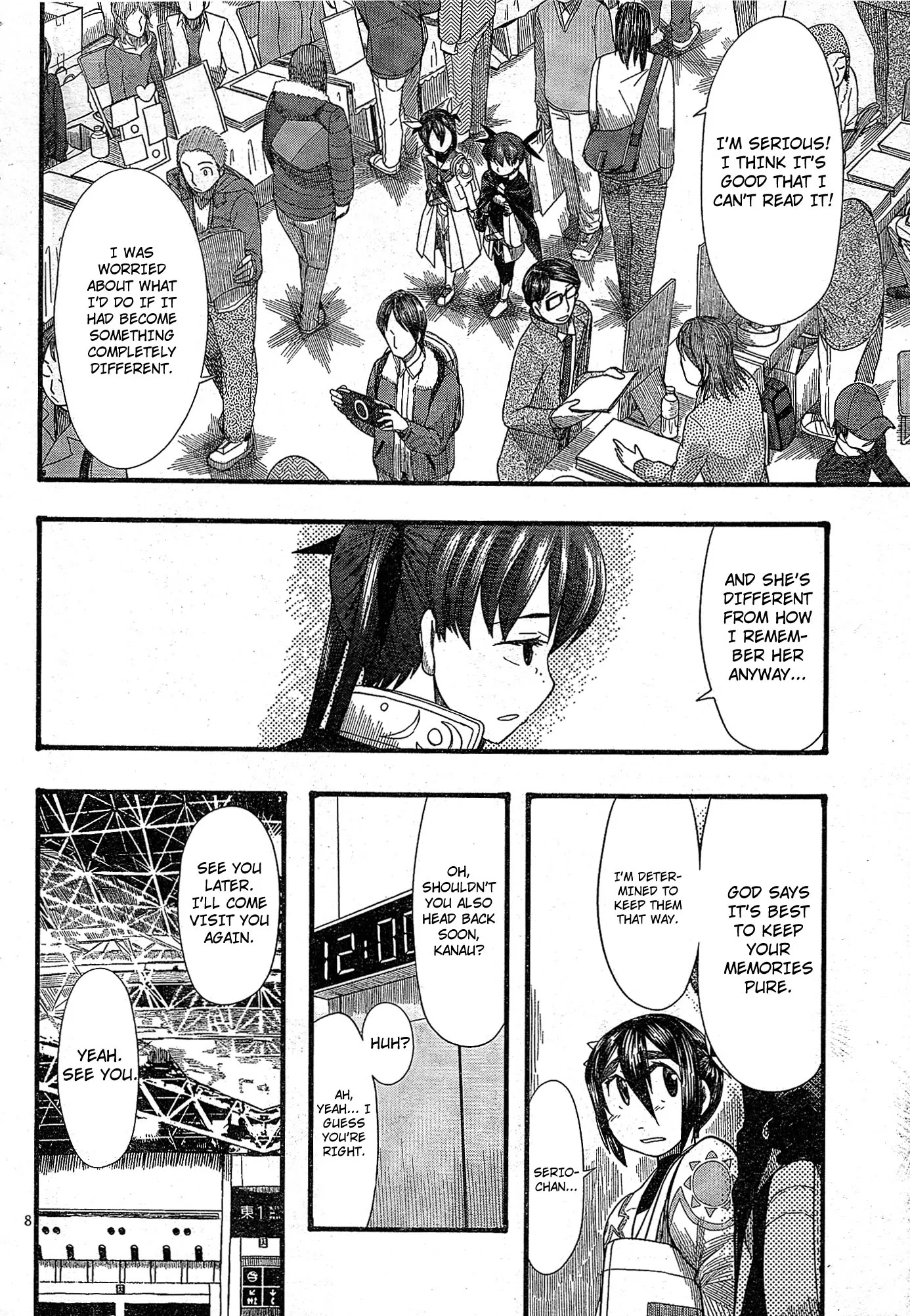 Otaku no Musume-san Chapter 51 page 8 - Chapter 51: Everyone Together Comiket! Harurun Portrait Of Hell