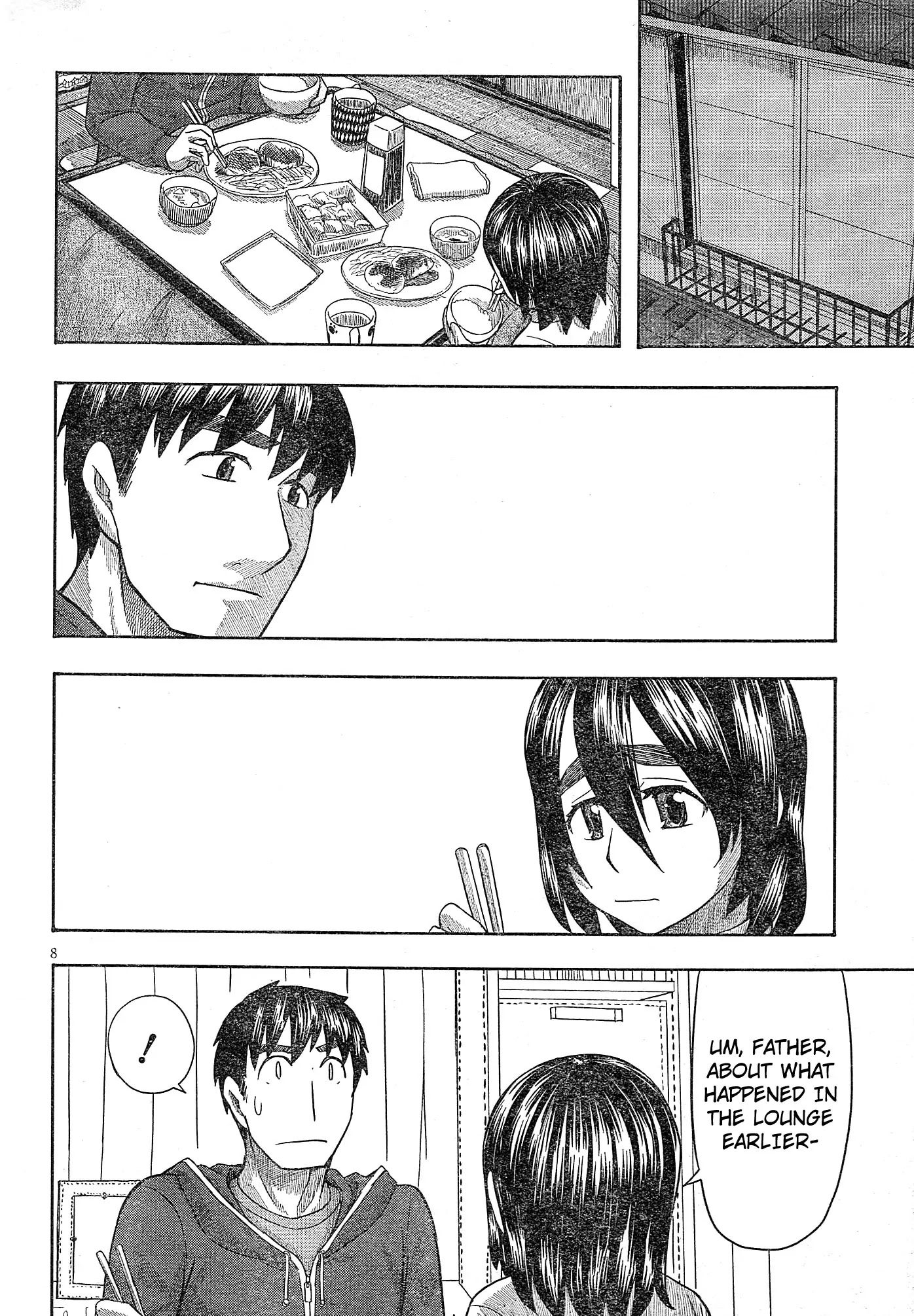 Otaku no Musume-san Chapter 55 page 8 - Chapter 55: Kouta Feels Miserable on Valentine's Day, and When He Thinks of His Daughter, He Starts Getting Nervous