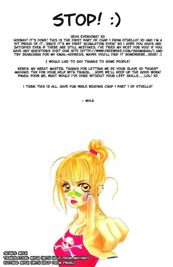 Othello (Shoujo) Chapter 1 page 2 - Chapter 1 : The Forgotten Letter