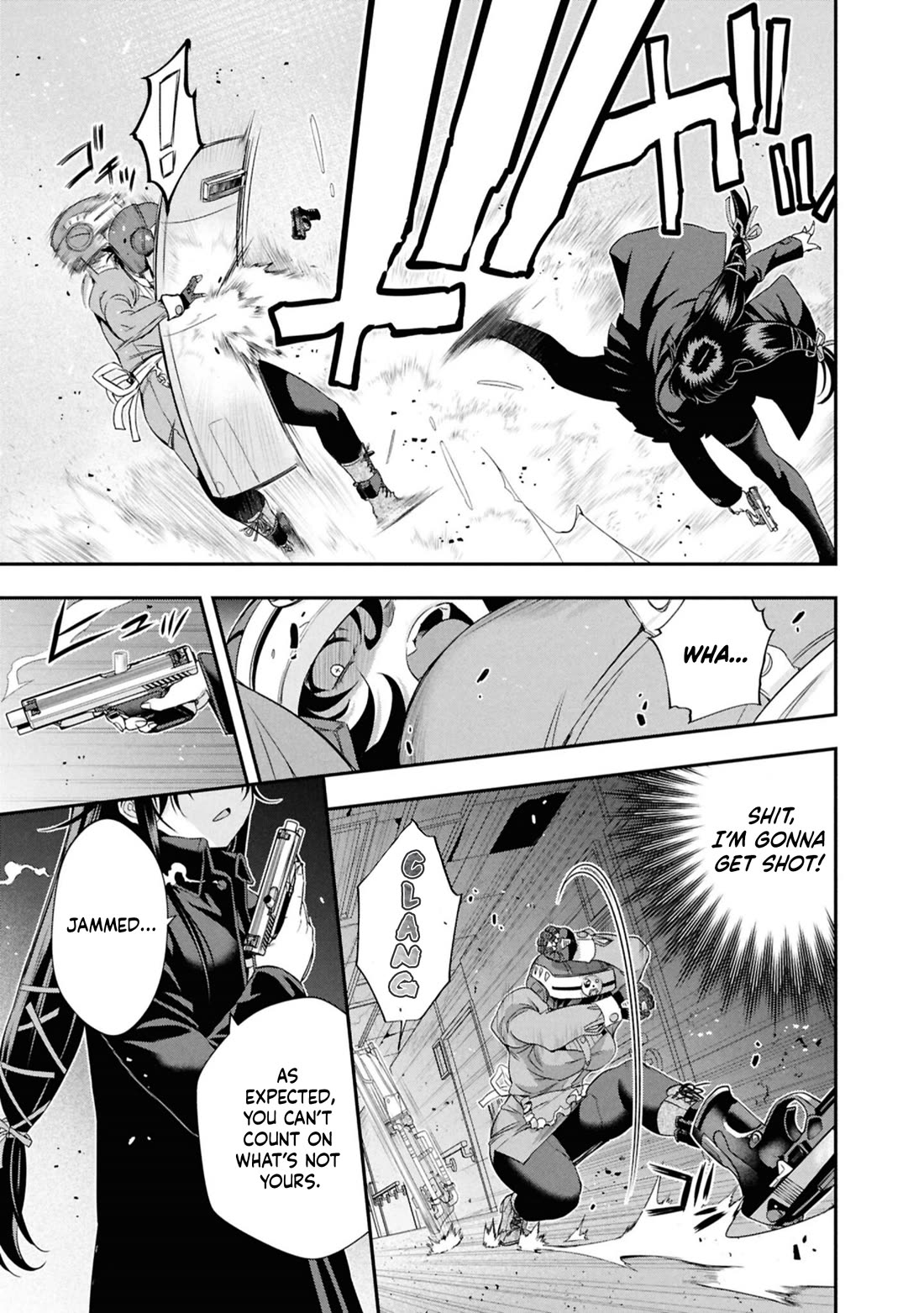 Otherworld Retreat: Parabellum Chapter 5 page 32 - Chapter 5: Taking Action - Black