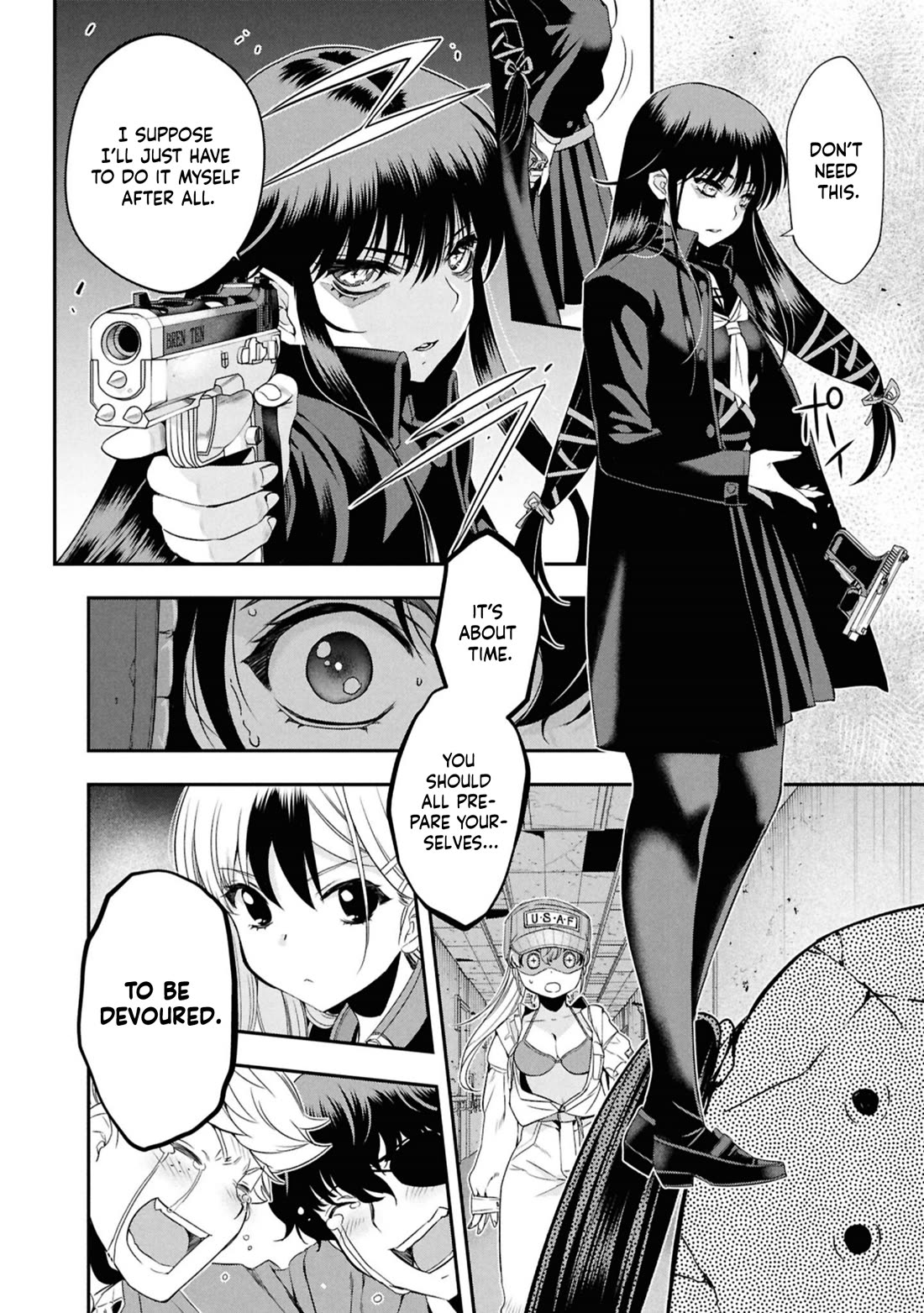 Otherworld Retreat: Parabellum Chapter 5 page 33 - Chapter 5: Taking Action - Black