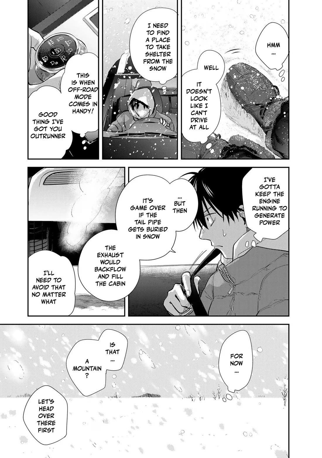 Otherworldly Overnight in the Car: Outrunner PHEV Chapter 16 page 13 - Chapter 16: Determination to Not Run Away