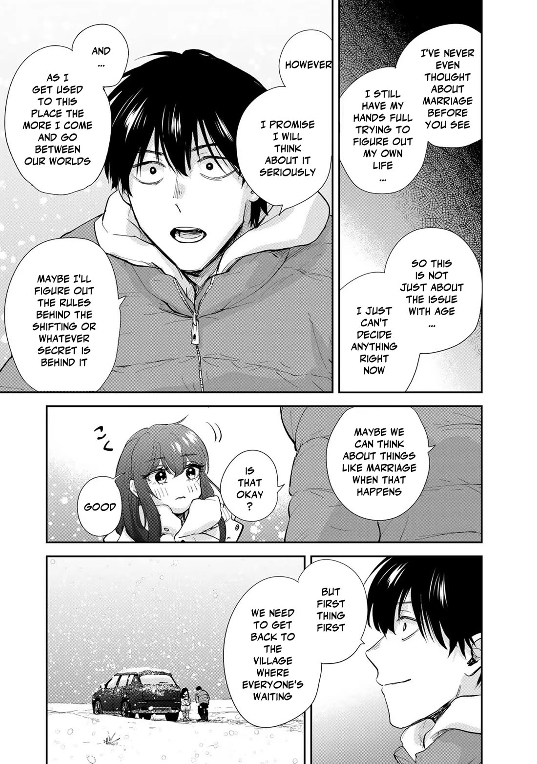 Otherworldly Overnight in the Car: Outrunner PHEV Chapter 17 page 28 - Chapter 17: Facing Head-On