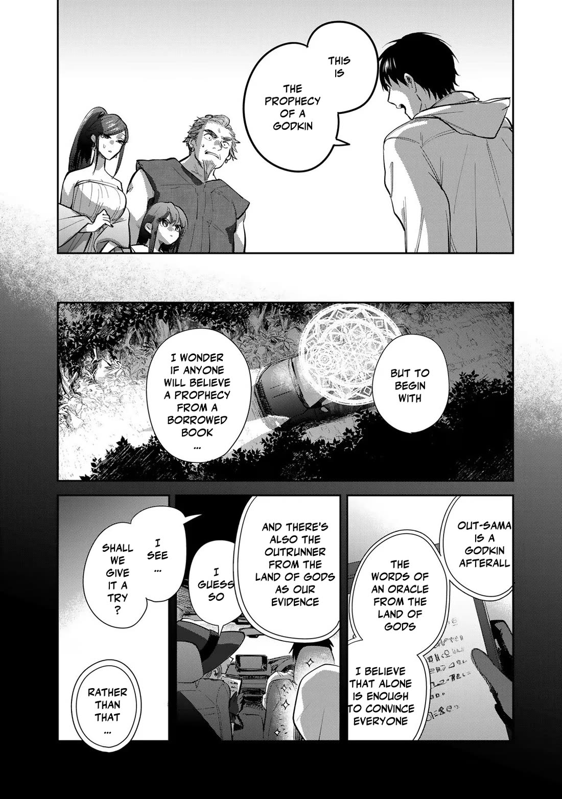 Otherworldly Overnight in the Car: Outrunner PHEV Chapter 20 page 24 - Chapter 20: The Godkin's Prophecy Book