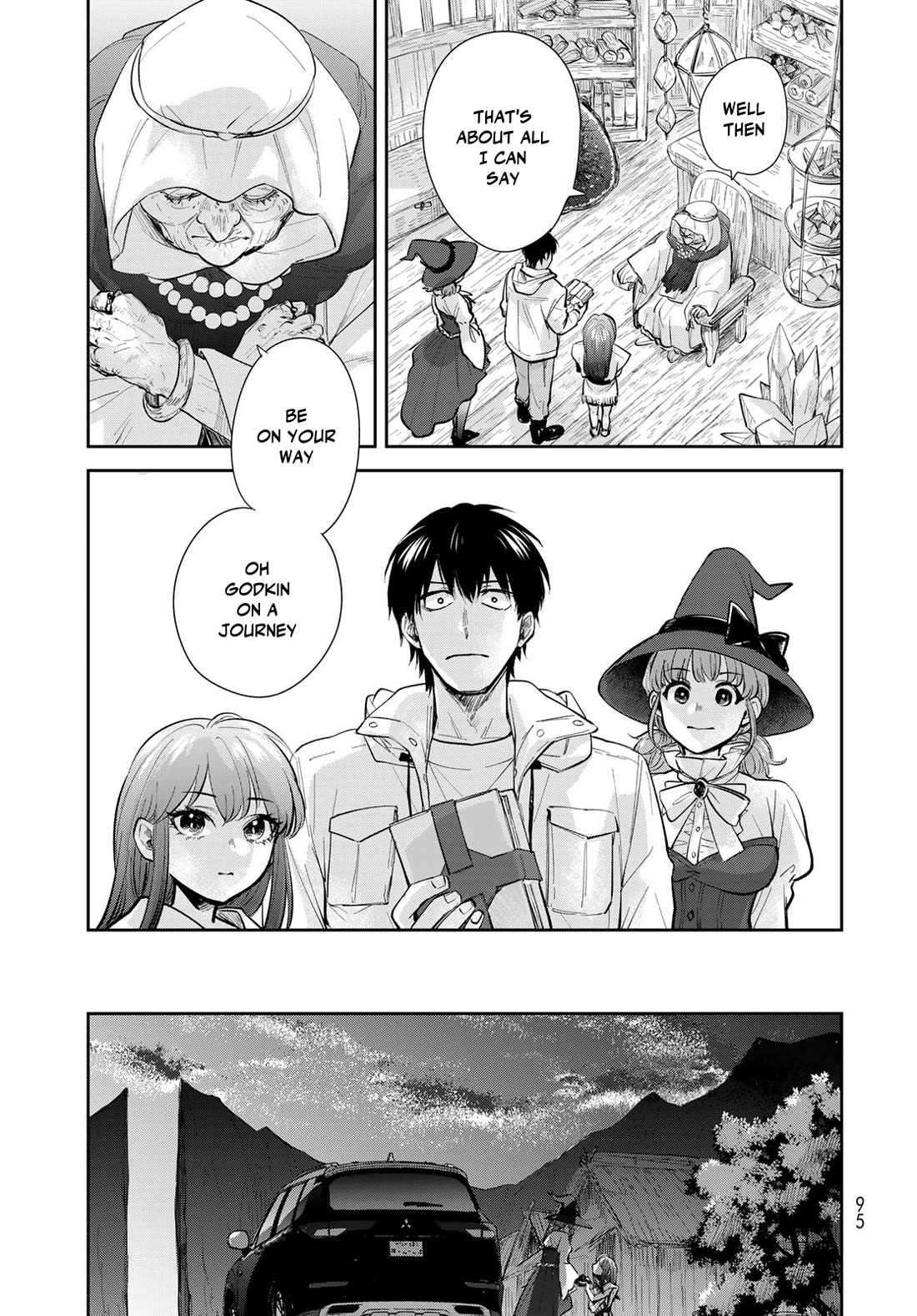 Otherworldly Overnight in the Car: Outrunner PHEV Chapter 23 page 11 - Chapter 23: Godkin on a Journey