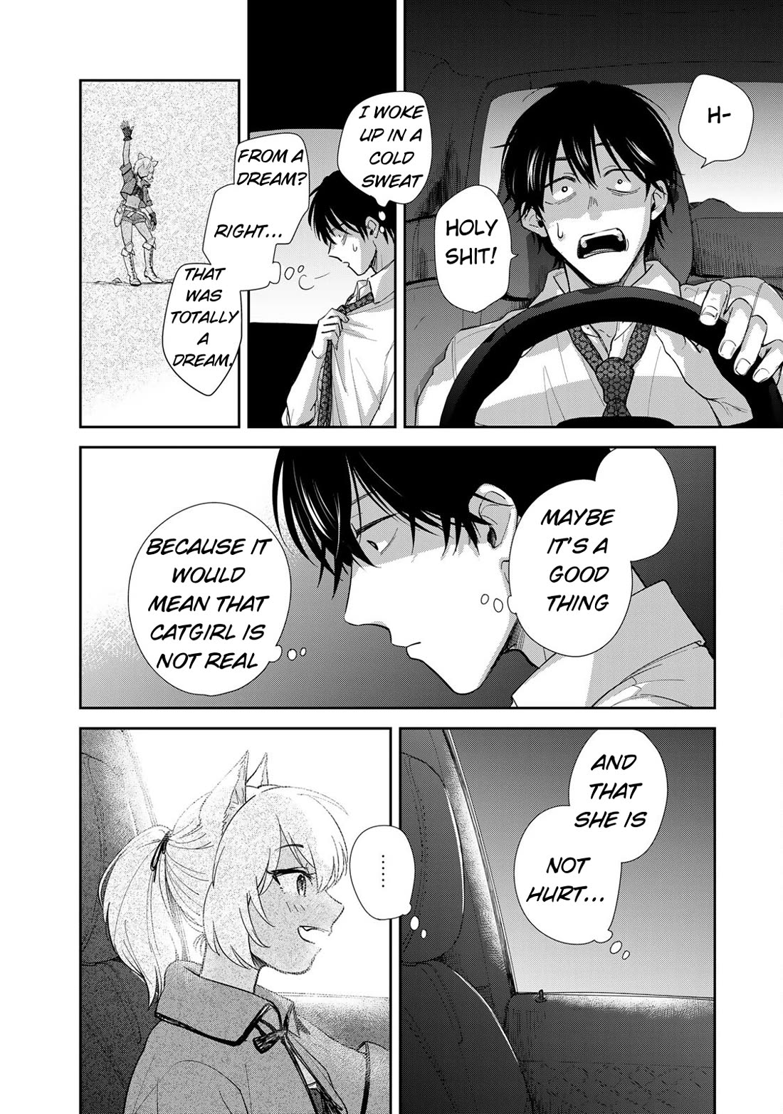 Otherworldly Overnight in the Car: Outrunner PHEV Chapter 3 page 6 - Chapter 3: Waking up in the Real World