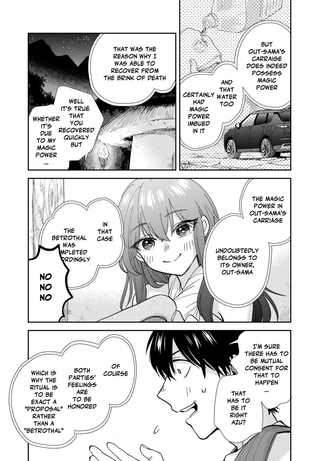 Otherworldly Overnight in the Car: Outrunner PHEV Chapter 9 page 19 - Chapter 9: Kiss of The Enchanted Water
