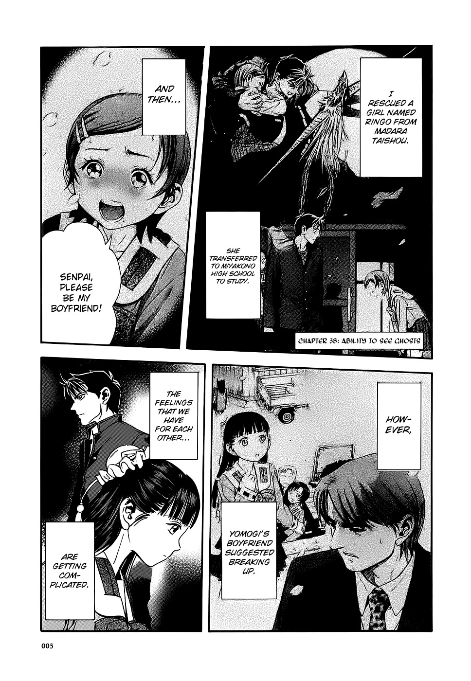 Otogi Matsuri Chapter 38 page 6 - Chapter 38: Ability to See Ghosts